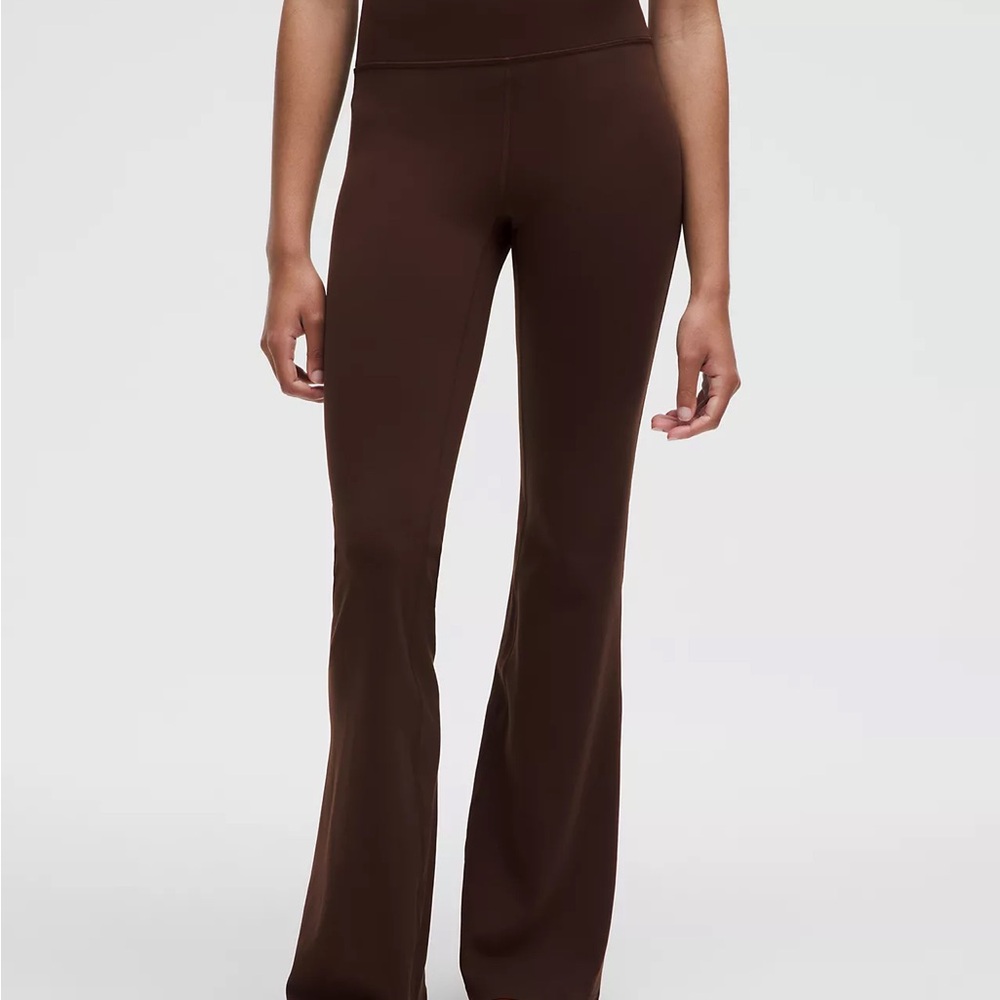 lululemon athletica Brown Flare Leggings